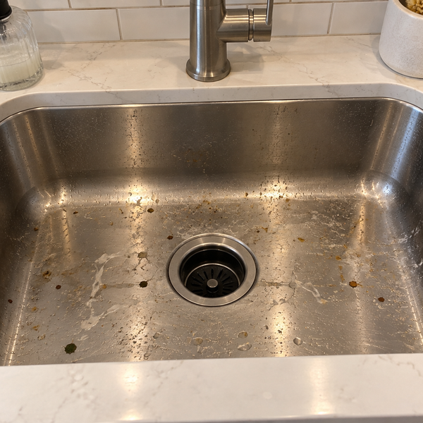 Bathroom before cleaning